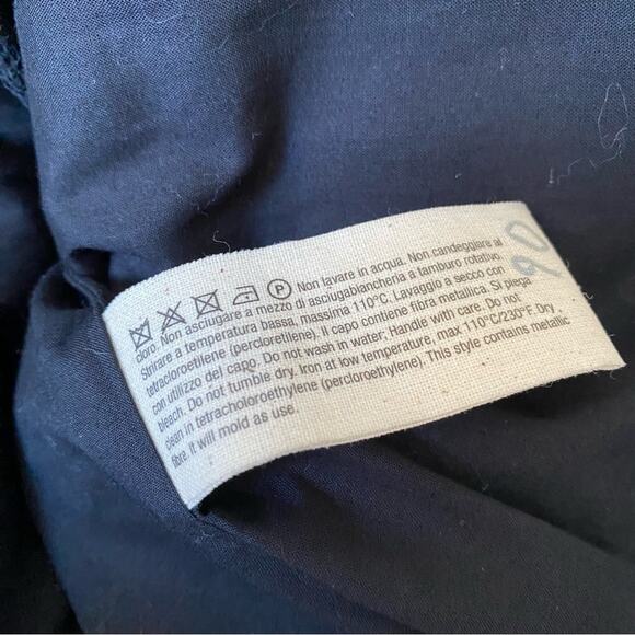 Forme 3’3204322896 Factory of Faith Italy Black Long Crinkle blazer 40 US Small - Picture 6 of 8